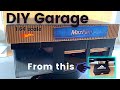 DIY Garage For 1 64 Scale Hot Wheels Toy Cars How To Make A Car Garage From Shoe Box