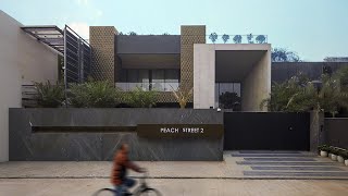 Luxury Residential Elevation With Our Latest Parametric Facade Technology: Triangular Metacoin