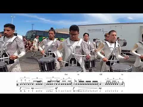 POW Percussion 2024 Snare Feature Transcription