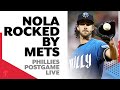 Nola roughed up by Mets, Phillies blown out in series opener | Phillies Postgame Live