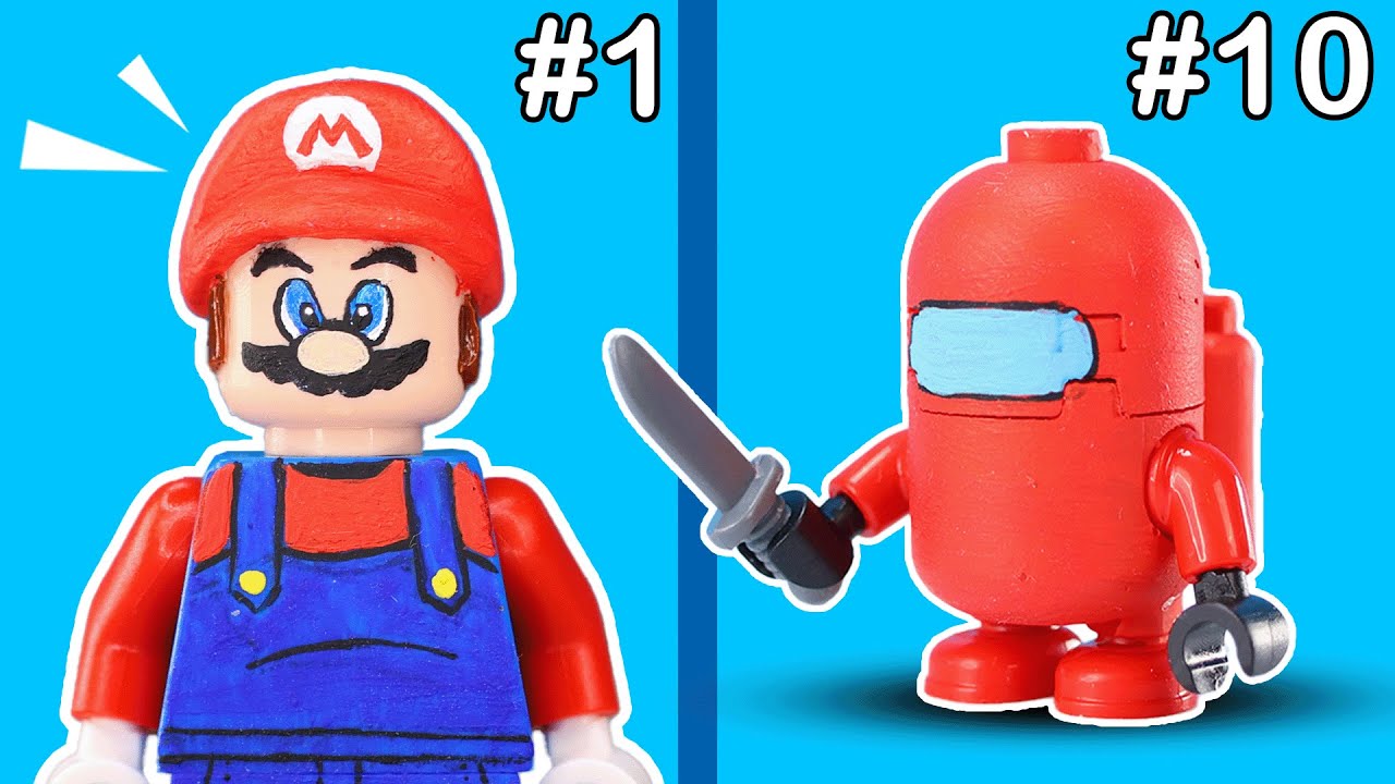 I Created FAMOUS Game Characters in LEGO