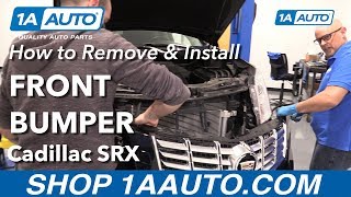 How to Remove Front Bumper 10-16 Cadillac SRX
