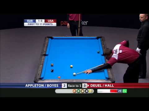 Darren Appleton/Karl Boyes vs Corey Deuel/Justin Hall | 2014 Mosconi Cup