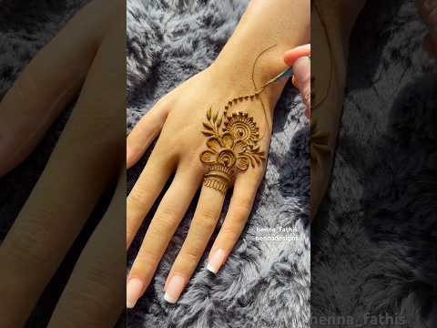Simple Mehndi Design #henna #mehndi #simplemehndi #beginnerfriendly #music #newsong #tutorial #art