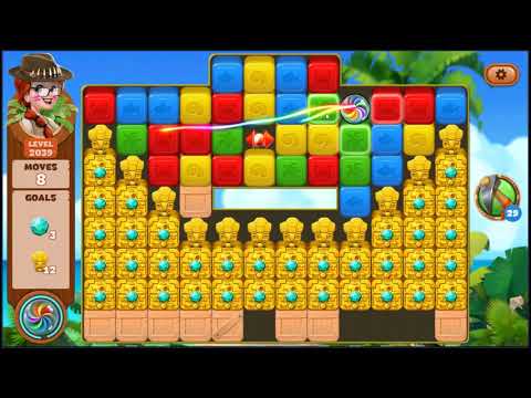 Lost Island Blast Adventure Level 2039 - NO BOOSTERS 🏝️ | SKILLGAMING ✔️