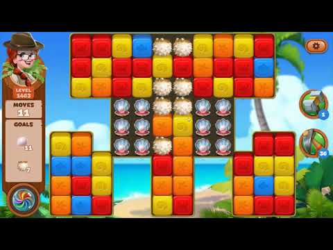 Lost Island Blast Adventure Level 1463 NO BOOSTERS - A S GAMING