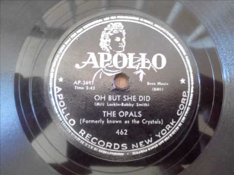 OPALS - OH BUT SHE DID - APOLLO 462, 78 RPM!