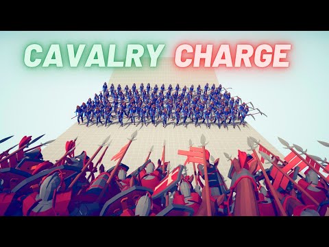 CAVALRY CHARGE vs EVERY UNIT ARMY - Totally Accurate Battle Simulator - TABS