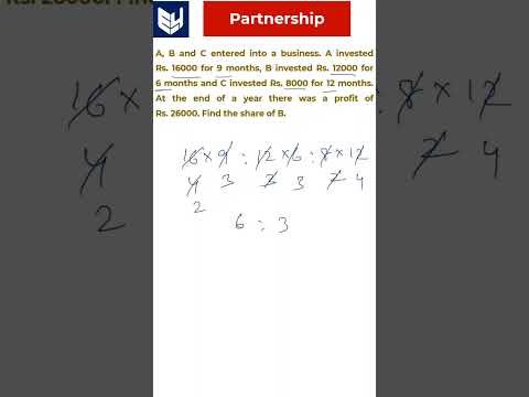 Partnership Example1 Aptitude