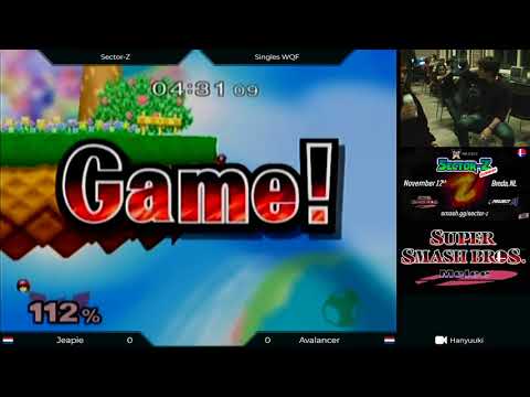 Sector-Z WinnersQuarterFinal-  Jeapie (Falcon) vs Avalancer (Yoshi)