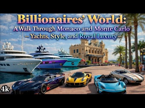 “Inside the Billionaires’ Playground: Monaco and Monte Carlo, Where Glamour and Royal Luxury Reign.”