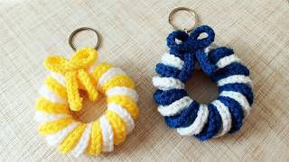 How to crochet a keychain | crochet keychain for beginners