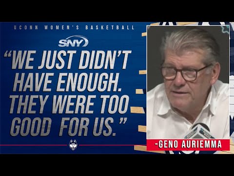Geno Auriemma on losing his first ever National Championship game | UConn Post Game | SNY
