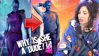Why is Nebula a Dude in Guardians of the Galaxy Volume 3?