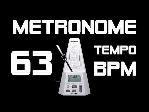 Metronome　63 BPM　Tempo