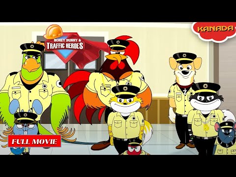 Honey Bunny The Traffic Heroes | Movie In Hindi | Cartoon For Kids | YO Kids