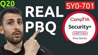 Security+ SY0-701 PBQ Example | Performance Based Question Ransomware Risk Architecture | #20