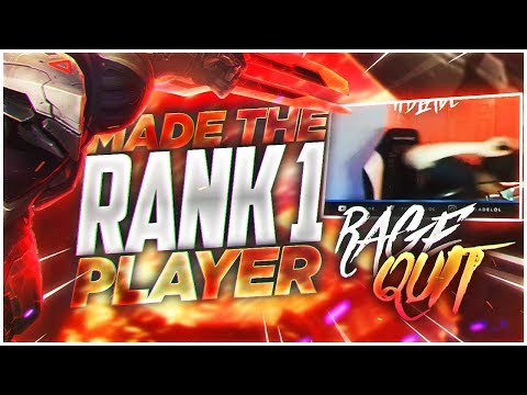 LL STYLISH | WE MADE THE RANK#1 PLAYER RAGEQUIT!!!