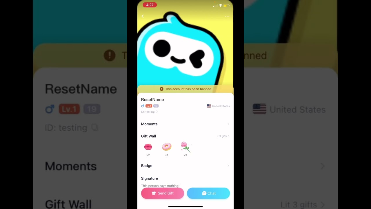Finding a banned account on weplay