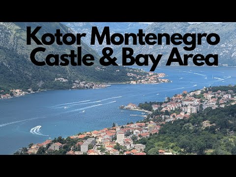 Kotor Montenegro Overview: with Medieval Castle and Goats