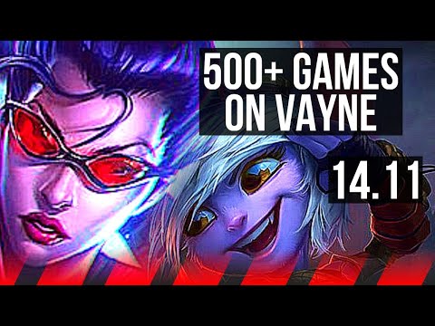 VAYNE vs TRISTANA (TOP) | 5/1/6, 500+ games | EUW Master | 14.11