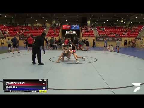 98 Lbs 3rd Place Match - Jaxon Petersen, NE Vs Adam Rea, MO 64eb
