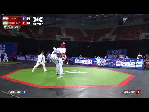 225 Quarter final Men  78kg ISR RUDERMAN I  UZB SADRIDDINOV M