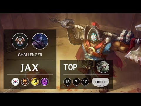 Jax Top vs Camille - KR Challenger Patch 9.13