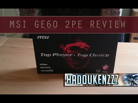 MSI LAPTOP GE60 2PE APACHE PRO REVIEW