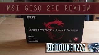 Video thumbnail for MSI LAPTOP GE60 2PE APACHE PRO REVIEW by Hadz F1