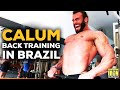 Calum Von Moger - Intense Back Training In Brazil & Talks Comeback