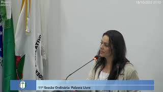 Sessão da Câmara de Vereadores Irati 18/10/2022