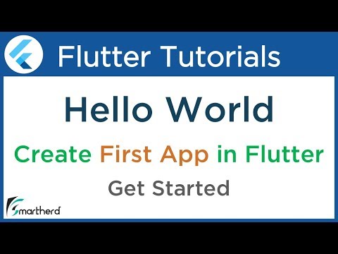 Create First Flutter Application Flutter Hello World Tutorial Flutter Dart Tutorial 1 3