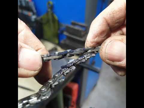 Chainsaw Chain Breaker by hand using simple tools