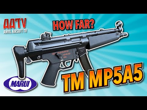 TM MP5A5 NGRS Range Test | Stock Tokyo Mauri MP5 Recoil Review | AATV EP175