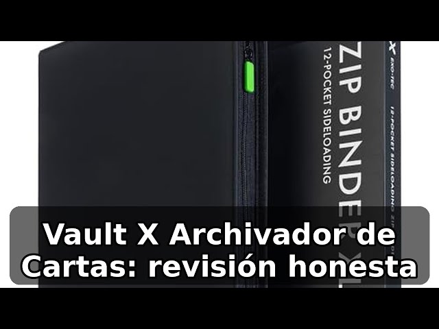 Vídeo relacionado con Vault X Archivador para Cartas Coleccionables de 9 Bolsillos con Cremallera, 360 Cartas, Material de Álbum Premium Exo-Tec, 20 Hojas de Carga Lateral, Carpeta para Juegos Coleccionables, TCG (Negro)