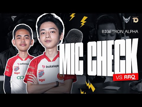 KYY GA BISA BAHASA ENGGRES - Mic Check Bigetron Alpha vs RRQ Hoshi MPL ID S10