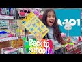 A101 Back To School 2025 My Stationery Shopping Back To School School Shopping Eflin Ela Zeybek
