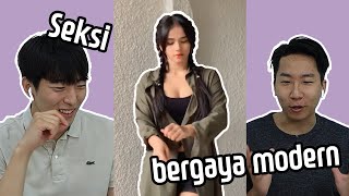 Download lagu Tarian cantik Indonesia yang trendi | Korean reaction to Hot Indonesian Tiktok mp3