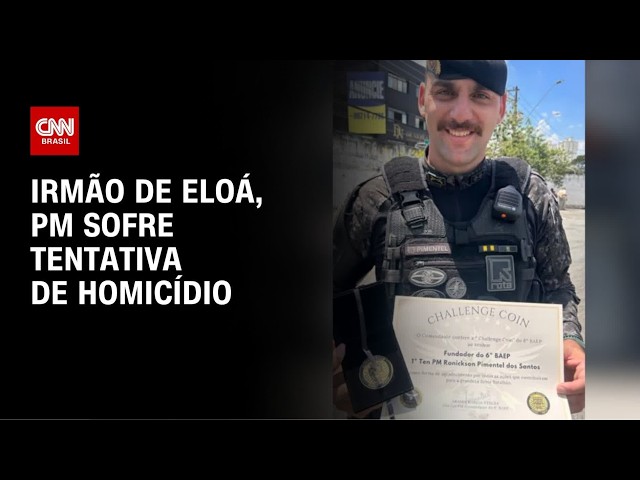 Irmão de Eloá Pimentel, tenente da Rota sofre tentativa de homicídio em SP | AGORA CNN