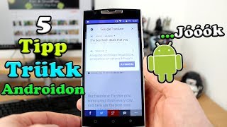 5 Tipp - Trükk, Rejtett Dolog  Androidon Amit Nem Ismersz!!! #Android Tippek 2018#