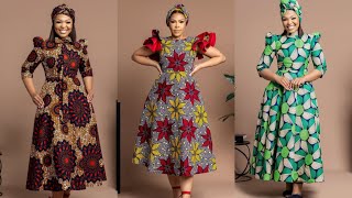 MISHONO MIPYA YA VITENGE MAGAUNI MAREFU YA WANAWAKE BEAUTIFUL KITENGE DRESS STYLES.
