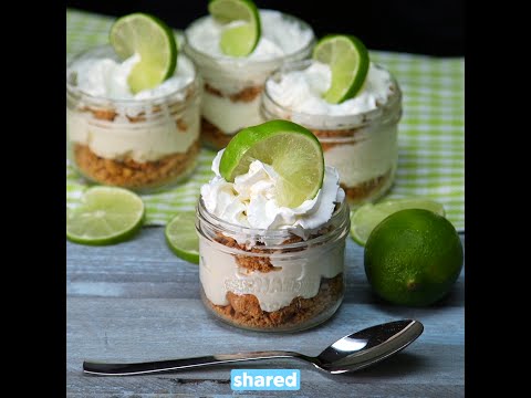 Key Lime Pie Mason Jars | Dessert