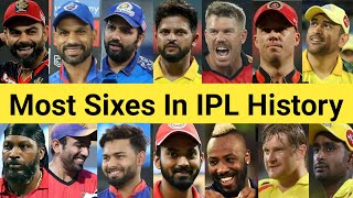 Most Sixes In IPL History 🏏 Top 25 Batsman 🔥 #shorts #rohitsharma #msdhoni #viratkohli