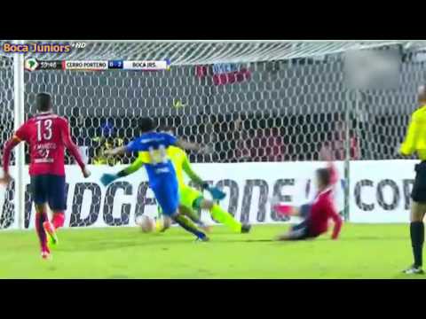 Copa Libertadores 2016 - 8vos Final - Cerro Porteño 1 - Boca 2 Gol Nicolas Lodeiro