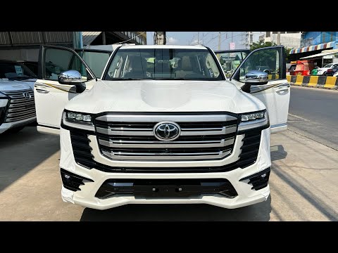 2023 Toyota Land Cruiser VX R Plus White Color - Off Road/ On Road SUV | Exterior, Interior