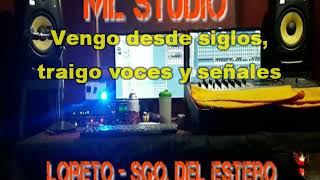 AGUA, FUEGO, TIERRA Y VIENTO KARAOKE - MERCEDES SOSA SOLEDAD PASTORUTTI (CANTORA)