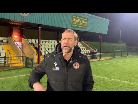 Rangers 1 Gresley Rovers 1 Brett Whaley Post match interview 