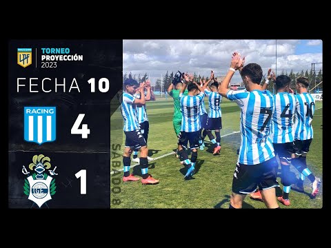 #TorneoProyección 2023 | Fecha 10 | resumen de Racing - Gimnasia
