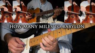 Yngwie Malmsteen – How Many Miles to Babylon intro for Guitars &amp; Cello Quartet Cover